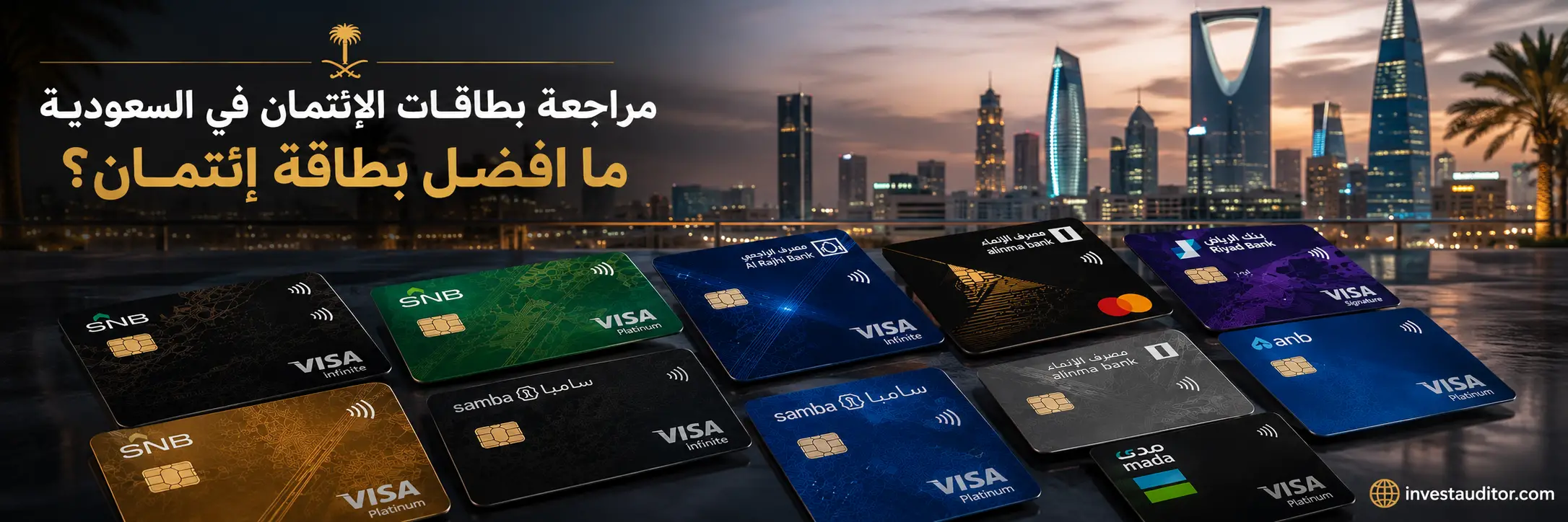 مراجعة بطاقات الإئتمان في السعودية . ما افضل بطاقة إئتمان؟
