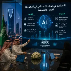 الاستثمار في الذكاء الاصطناعي بالسعودية: الفرص والتحديات