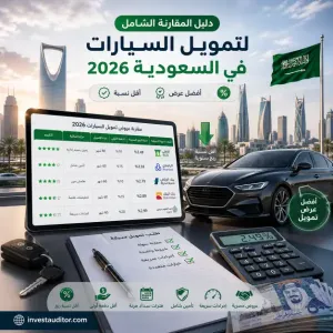 دليل المقارنة الشامل لتمويل السيارات في السعودية 2026: أقل نسبة وأفضل عرض