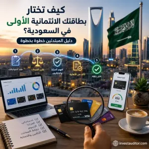 كيف تختار بطاقتك الائتمانية الأولى في السعودية؟ دليل المبتدئين خطوة بخطوة